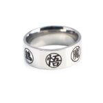 Bague Dragon Ball Z Kanji argent