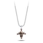 Collier One Piece Jolly Roger Barbe Blanche