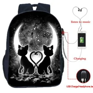 Sac A Dos Sailor Moon Artemis et Luna