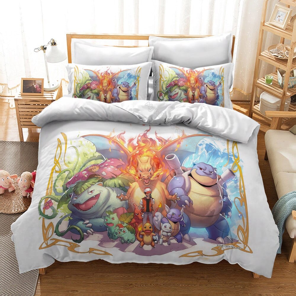 Housse De Couette Pokémon Team Red