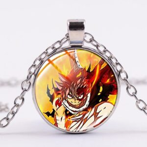 Collier Fairy Tail Magie du Chasseur de Dragon de Feu