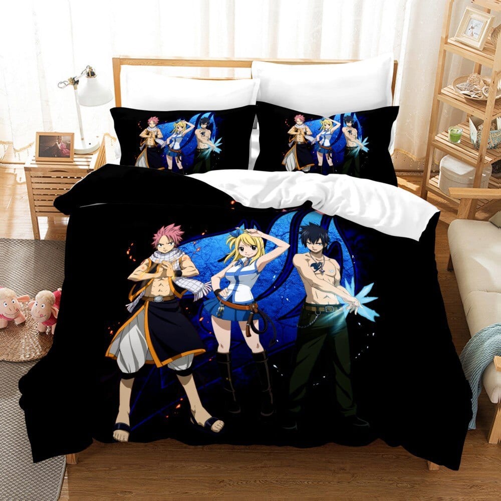 Housse De Couette Fairy Tail Natsu Grey Lucy
