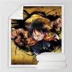 Plaid One Piece Luffy Gomu Gomu
