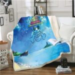 Plaid One Piece Jolly Roger Luffy
