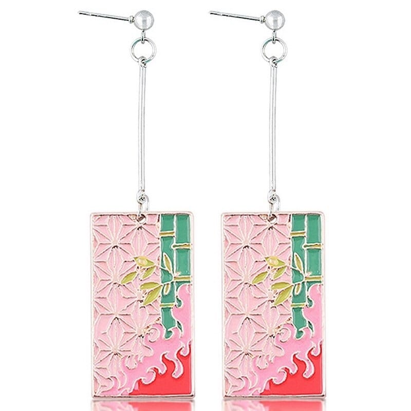 Boucle D'oreille Demon Slayer Logo Nezuko