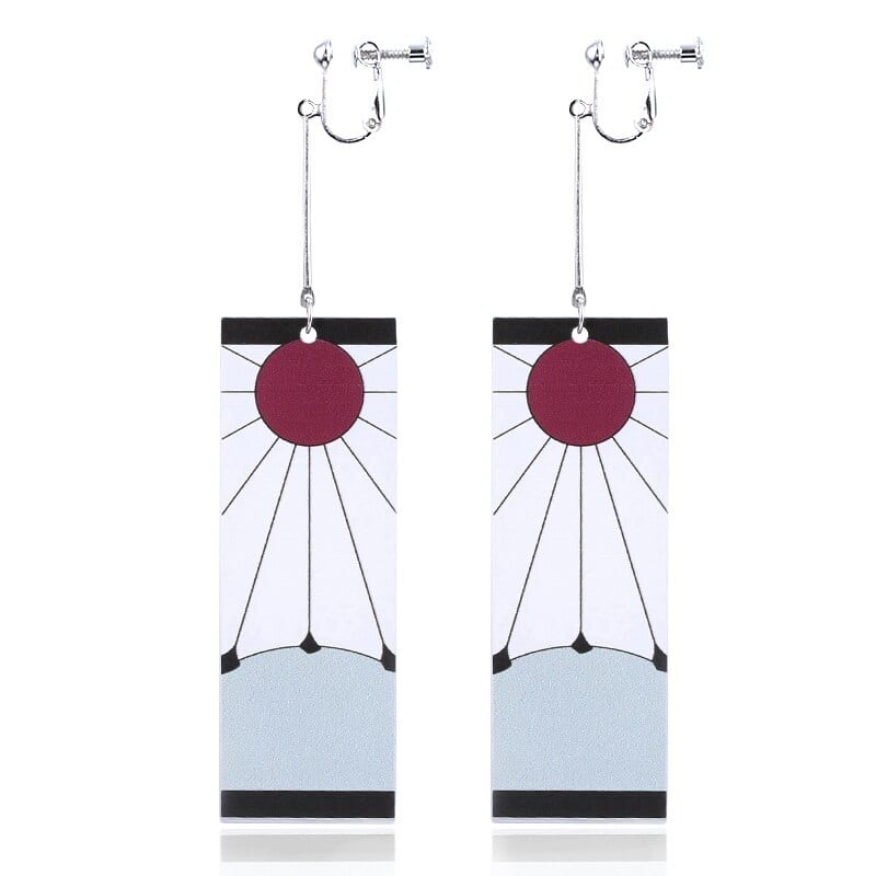 Boucle D'oreille Demon Slayer Hanafuda