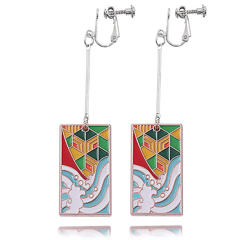 Boucle D'oreille Demon Slayer Pilier de l'Eau