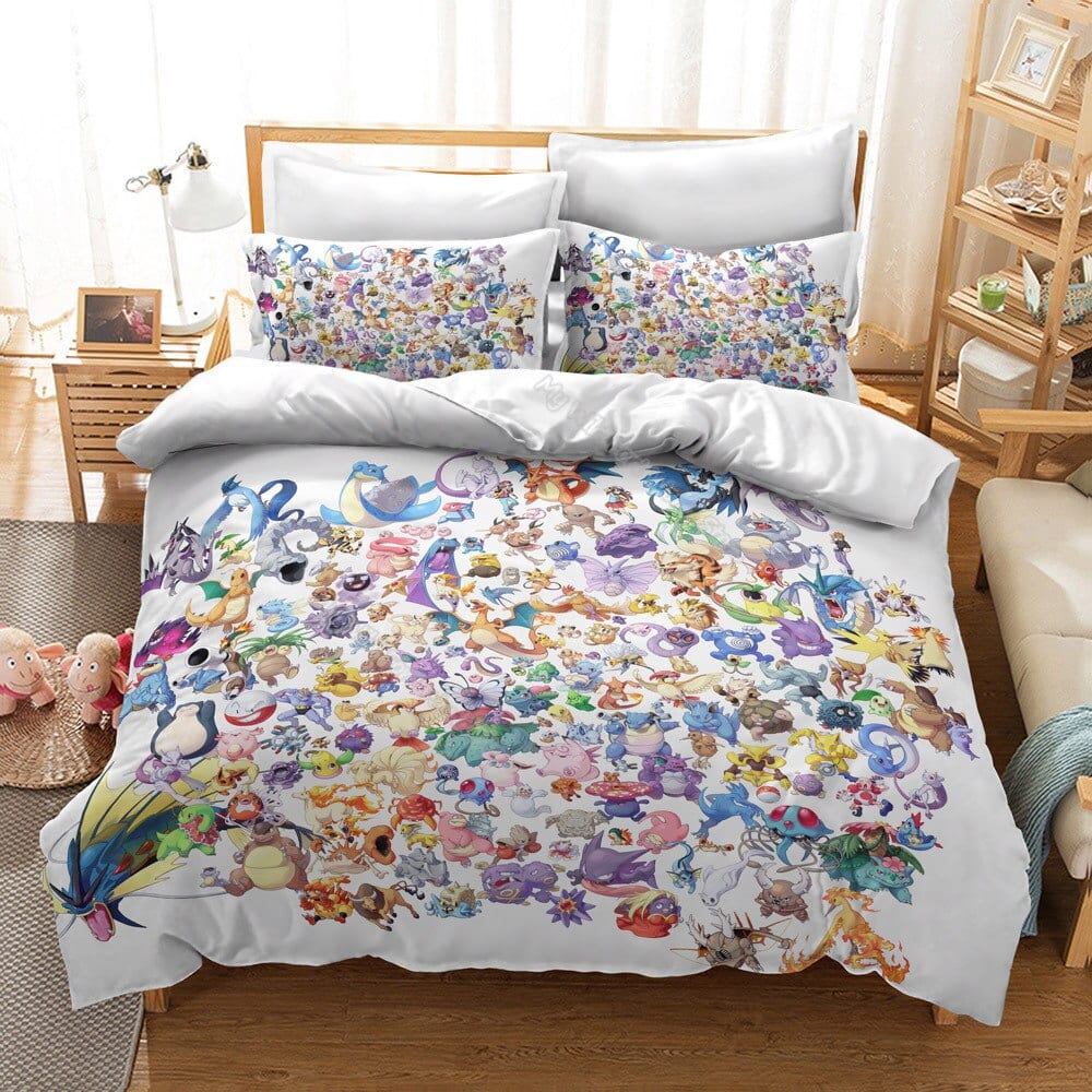 Housse De Couette Pokémon Tous les Pokémon
