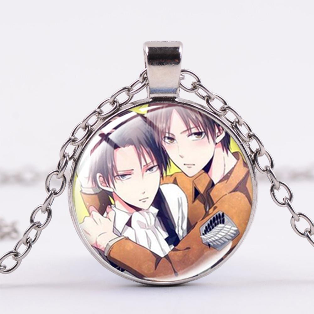 Collier L’attaque Des Titans Livaï x Eren