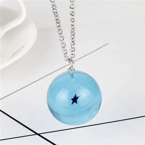 Collier Dragon Ball Z Boule de Cristal Bleu