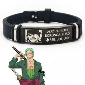 Bracelet One Piece Jolly Roger Roronoa Zoro