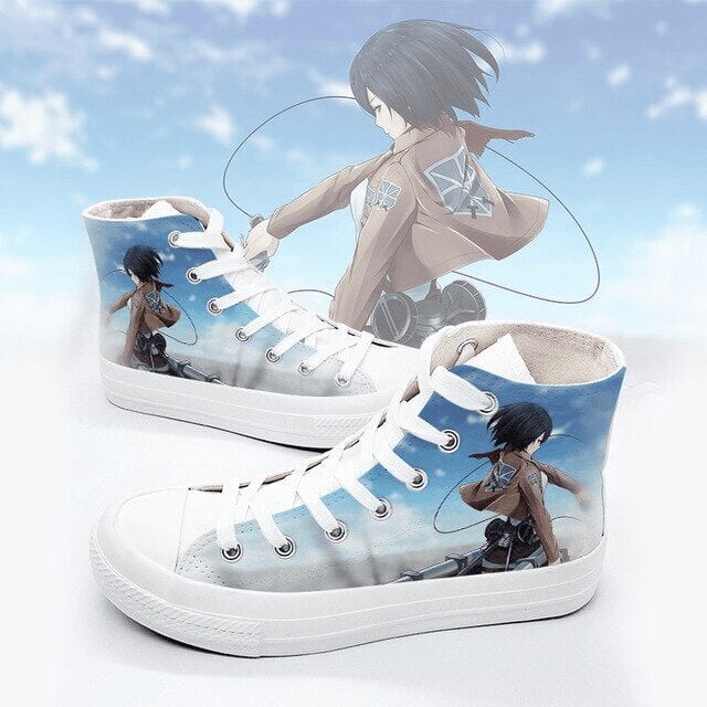 Chaussures L’attaque Des Titan Mikasa Ackerman