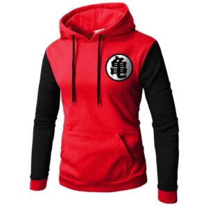 Pull Dragon Ball Kanji Rouge et Noir