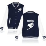 Veste Fairy Tail Emblème Bleu et Blanc