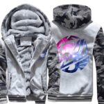 Veste Fairy Tail Logo Blanc et Gris