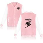 Veste Fairy Tail Emblème Rose et Blanc