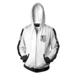 Pull L’attaque Des Titans Bataillon d'Exploration Blanc