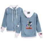 Veste HXH Killua Gon Kurapika Léolio Bleu et Blanc