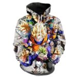 Pull Dragon Ball Z Tous les Saiyan