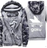 Veste Dragon Ball Z Son Goku Gris et Camouflage