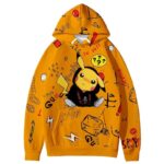 Pull Pokémon Pikachu Streetwear Orange