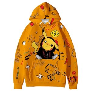 Pull Pokémon Pikachu Streetwear Orange
