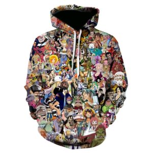 Pull One Piece Tous les Personnages