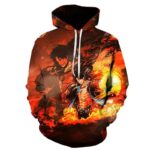 Pull One Piece Ace Enflammé