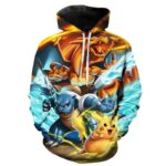 Pull Pokémon Dracaufeu Tortank Pikachu
