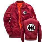 Veste Dragon Ball Z Bomber Kanji Rouge