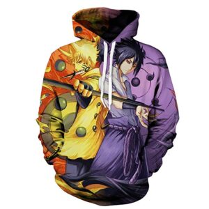 Pull Naruto Sasuke x Naruto Chakra de Hagoromo