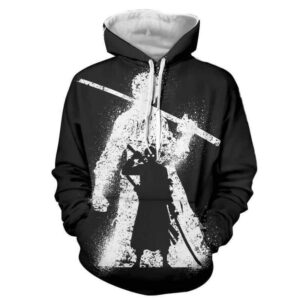 Pull One Piece Zoro Noir et Blanc