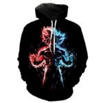 Pull Dragon Ball Super Goku SSJ Blue et Divin