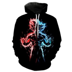 Pull Dragon Ball Super Goku SSJ Blue et Divin