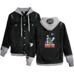 Veste HXH Killua Gon Kurapika Léolio Noir et Gris