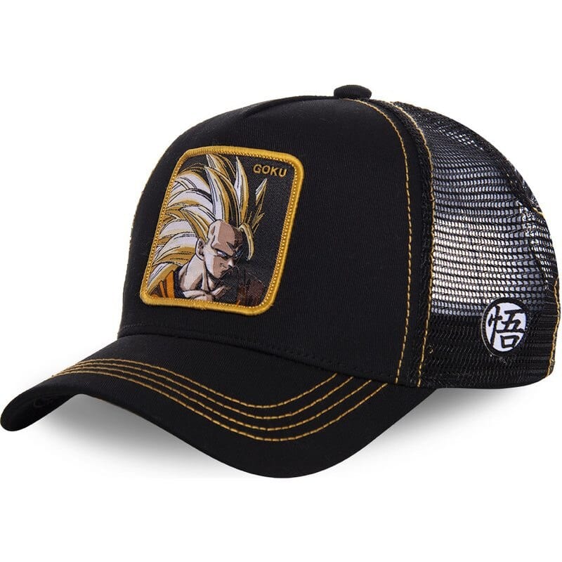 Casquette Dragon Ball Z Goku SSJ3 Noir