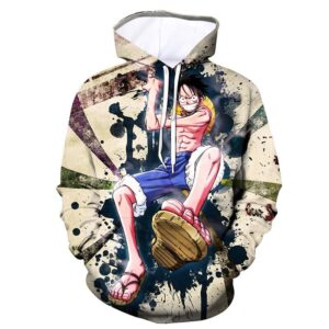 Pull One Piece Luffy Bras d'Honneur