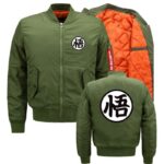 Veste Dragon Ball Z Bomber Kanji Vert