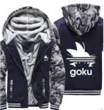 Veste Dragon Ball Z Son Goku Bleu et Camouflage