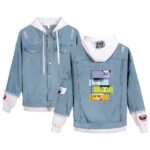 Veste Hunter X Hunter Protagonistes Principaux Bleu et Blanc