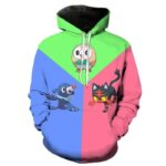 Pull Pokémon Brindibou Flamiaou et Otaquin