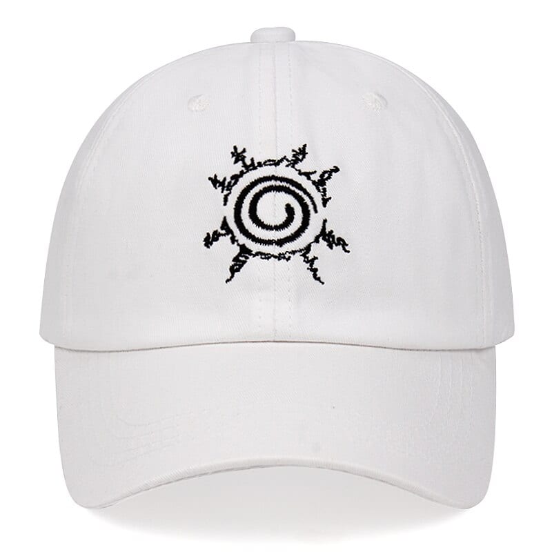 Casquette Naruto Sceau des Quatre Symboles Blanc