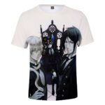 T-Shirt Black Butler Protagonistes Principaux