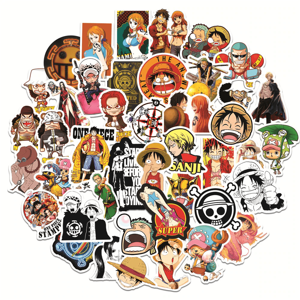 Sticker One Piece x50