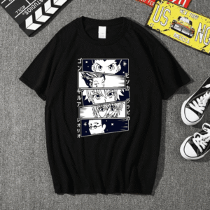 T-Shirt Hunter X Hunter Protagonistes Principaux Noir