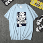 T-Shirt Hunter X Hunter Protagonistes Principaux Bleu Ciel