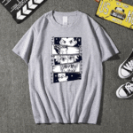 T-Shirt Hunter X Hunter Protagonistes Principaux Gris