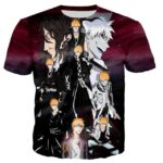 T-Shirt Bleach All Ichigo