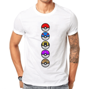 T-Shirt Pokémon Pokéball Manga