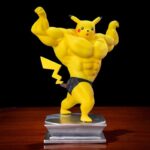 Figurine Pokémon Pikachu Musclé